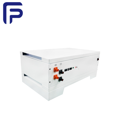 सफेद रैक LiFePO4 ऊर्जा भंडारण बैटरी रिचार्जेबल 48V 150AH 7200WH